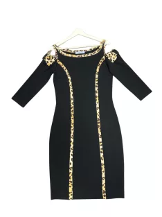 Blumarine olasz - Párducos kötött ruha