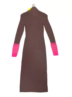 Twinset olasz - Barna kötött hosszú ruha